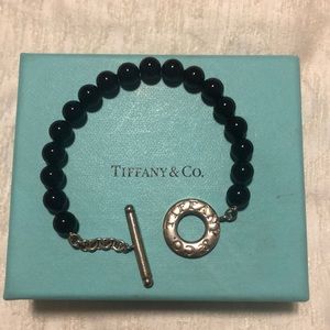 Tiffany and Co black onyx bracelet
